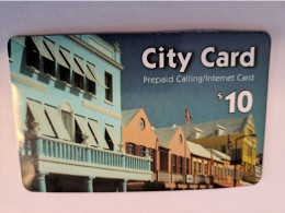 BERMUDA  $10,-  LOGIC   BERMUDA/  CITY CARD / BACKSIDE LOGO/ SHORT    /    PREPAID CARD  / MINT !!!   **16215** - Bermuda