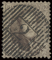 N° 14A 10c. Bruin, Tanding 12 1/2 X 13 1/2, D.2-Amay, Mooie Centrale Afstempeling, Zm (COBA €35) - 1863-1864 Medaillons (13/16)