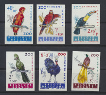 N° 1216/21 ZOO II, Volledige Reeks Ongetand, Zm (OBP €175) - Other & Unclassified