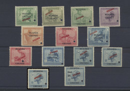 ** N° 62/76 Without 66 And 68 Vloors Issue With Ruanda Urundi Overprint, With Overprint In Red SPECIMEN, Also Punched Ho - Other & Unclassified