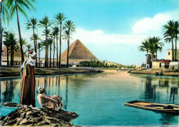 Egypt Pyramides And Nile During The Flood - Pyramiden