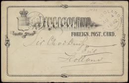 1882/1889 Samenstelling Van 7 Postwaardestukken 4 Ongebruikt En 3 Gebruikt (zeer Zeldzaam) Waarbij Een Verstuurd Uit Hel - Helgoland