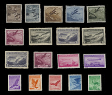 ** 1930/1936 Kleine Samenstelling Luchtpost In Prachtkwaliteit Postfris Met Yv. PA 1/6, 7/8 (2x), 9/13, 14/16, Zm (Yv. € - Other & Unclassified