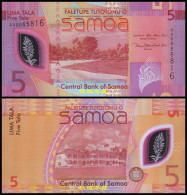 Samoa 5 Tala, (2023), Polymer, AA Prefix, UNC - Samoa