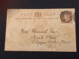 1878 GB Postal Stationery - Brieven En Documenten