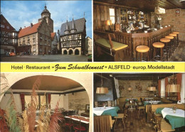 41273890 Alsfeld Hotel Restaurant Zum Schwalbennest Marktplatz Rathaus Aeltestes - Alsfeld