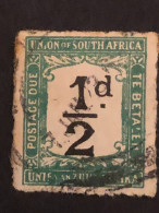 South Africa  Postage Due ½d Black And Green, Rouletted - Portomarken