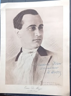 OPERA ENRICO DI MAZZEI PHOTO GRAVURES DEDICACEES PROGRAMME MUSIQUE RECITAL BIOGRAPHIE - Handtekening