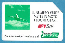 ITALY - Numero Verde SIP, Lire 5000 / 31.12.1995 * Golden 345, C&C 2373 * Rif. STF-0002 - Publiques Figurées Ordinaires