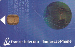 FRANCE - Globe, France Telecom Inmarsat Phone, Satellite Phonecard, Used - Autres & Non Classés