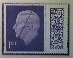 Great Britain, Scott #KC2, Used(o), 2023, King Charles III Definitive, 1st-Matrix - Sin Clasificación