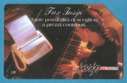 ITALY - FAX InSIP, Telecom, Lire 5000 / 30.06.1997 * Golden 468, C&C 2502 * Rif. STF-0018 - Publiques Figurées Ordinaires