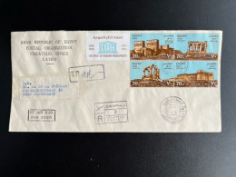 EGYPT 1980 REGISTERED LETTER CAIRO TO GOOR NETHERLANDS 10-03-1980 EGYPTE - Lettres & Documents