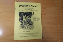 Bicycle Stamps Publication BS 41, November 2002 Velo Bicyclette Fahrrad - Anglais