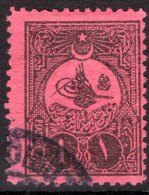 Turkey 1908 1pi Postage Due Perf 12 Fine Used. - Timbres-taxe