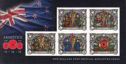 2018 New Zealand Armistice WWI World War I Military History MNH @ BELOW FACE VALUE - Nuevos