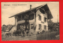 XZJ-32  SELTEN  Münsingen  P. Elzingre Biscuitsfabrikation. Photokarte J.E.S.B   Nr .200 NG - Münsingen