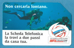 ITALY ° Scheda Telefonica A Due Passi Da Casa ° Telecom ° Lire 10000 / 30.06.1999 ° Golden 608, C&C 2674 * Rif. STF-0027 - Publiques Figurées Ordinaires