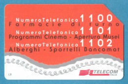 ITALY ° Per Avere Un'informazione ° Telecom ° Lire 5000 / 31.12.2000 ° Golden 919, C&C F3012 * Rif. STF-0031 - Publiques Figurées Ordinaires