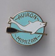 PIN'S   THEME SPORT  AVIRON CLUB DE MIMIZAN  DANS LES LANDES - Aviron