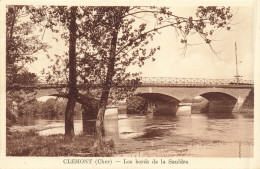 FRANCE - Clémont (Cher) - Les Bords De La Sauldre - Oblitération Ambulante - Carte Postale Ancienne - Clémont