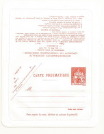 FRANCE ENTIER POSTAL PNEUMATIQUE NEUF EMISSION DE 1977 N° 2623 CLPP COTE 9 EUROS. - Pneumatici