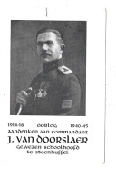 ***  STEENHUFFEL  ***   -  Oorlog : Aandenken J. Van Doorslaer Gewezen Schoolhoofd   -  Zie / Voir / See Scan's. - Londerzeel