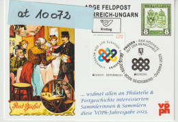 2023 - ÖSTERREICH -  VÖPh - (Postkarte/Ganzsache), Gelaufen V. Wien N. Linz - S. Scan  (at 10072) - Lettres & Documents