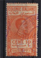 MARCA DA BOLLO/REVENUE- COLONIE ITALIANE  BILINGUE 1922  CENT.10 - General Issues