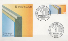BRD FGR RFA - Energie Sparen (MiNr: 1119) 1982 - Ilustrierter FDC - 1981-1990