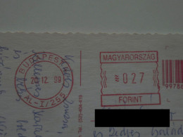 D200825  CPM AK  -EMA Red Meter Budapest  1999 - Automaatzegels [ATM]