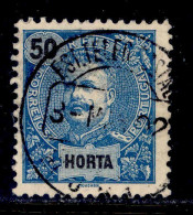 ! ! Horta - 1897 D. Carlos 50 R - Af. 19 - Used - Horta