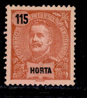 ! ! Horta - 1898 D. Carlos 115 R - Af. 32 - MH - Horta