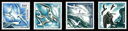 ** N°55/58, Série Oiseaux De 1955, TB (certificat)  Qualité: **  Cote: 575 Euros - Airmail