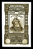 ** N°238, Saladin Sépia, NON DENTELE Sans Valeur Dans Le Cartouche (50pi). SUP. R. (certificat)  Qualité: ** - Neufs