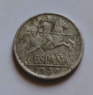 ESPAGNE DIEZ CENTIMOS 1940 N° 229D - 10 Centesimi