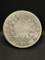 2 FRANCS ARGENT 1809 A PARIS NAPOLEON TETE LAUREE EMPIRE 468863 EX. FRANCE / SILVER - 2 Francs