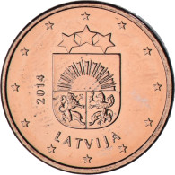 Lettonie, Euro Cent, 2014, BU, SPL+, Cuivre Plaqué Acier, KM:150 - Letland