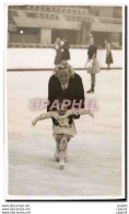 CARTE PHOTO Sports D&#39hiver Patinage Femme Enfant - Patinage Artistique