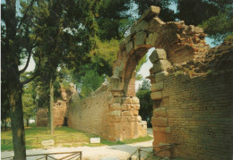 Cartolina  ITALIA ANCONA FANO PORTA ROMANA Italy Postcard Italien Ansichtskarten Carte Postale - Fano