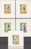 Mauretanie 1976 Revolution Americaine 1776-1976 Michel Bl.528-32 Pr.de Luxe  MNH 30958 - Blocks & Sheetlets