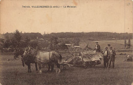 94 - VAL DE MARNE - VILLECRESNES - La Moisson - Batteuse Attelée - 10780 - Villecresnes