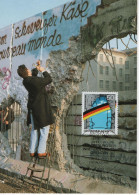 Germany Deutschland 1990 Maximum Card Jahrestag Der Maueroffnung Mauer, Anniversary Of The Opening Of The Wall, Berlin - 1981-2000