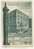 ALBERGO CORSO ROMA 1940 VIAGGIATA  FG - Wirtschaften, Hotels & Restaurants
