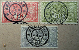 1906 Niederlande Mi.69-71 /o - Used Stamps