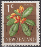 1960 Neuseeland ° Mi:NZ 393A, Sn:NZ 334, Yt:NZ 385, Karaka (Corynocarpus Laevigatus) - Usati