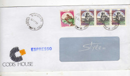 Enveloppe ITALIE ITALIA Oblitération 28061 BIANDRATE 14/11/1989 - 2001-10: Poststempel