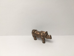 Kinder : Wildtiere 1985 - Nashorn - Kupfer - GIODI - Metal Figurines