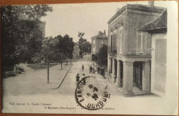 CPA 24 Dordogne, EYMET Rue Du Pont De Juillet, Animée, éd L. Garde, écrite En 1929 - Eymet