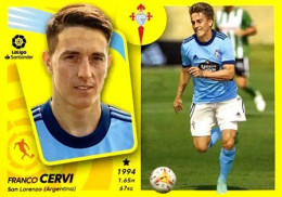 11 Franco Cervi - Celta De Vigo - ESTE Liga 2021-2022 Sticker Vignette No Panini - Edition Espagnole